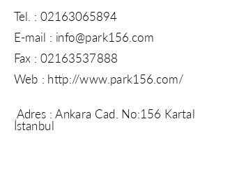 Park 156 iletiim bilgileri